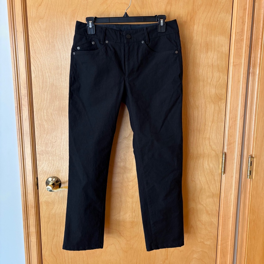 Outlier NYC Slim Dungarees Mens 29 Black Technical Commuter Pants P115 1306
